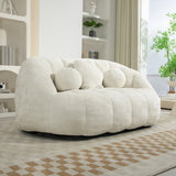 ZUN COOLMORE Bean Bag sofa Lazy Sofa Durable Comfort Lounger High Back Bean Bag Chair Couch for Adults W395P199616