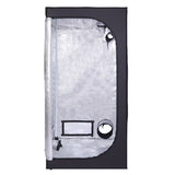 LY-80*80*160cm Home Use Dismountable Hydroponic Plant Growing Tent with Window Green & Black 45318699