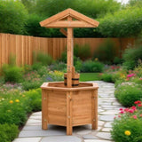 Garden Bed Wooden Wishing Well 14483330