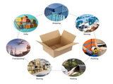 50pcs 10 "x 8" x 6 " thick 3mm corrugated cardboard box in kraft paper color 77853578