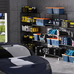 ZUN 7 Tier Standing Shelf Units, 2800 LBS NSF Height Adjustable Metal Garage Storage Shelves with W1550122517