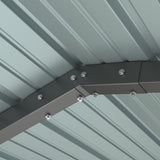 10x15 FT Metal Carport Heavy Duty with Reinforced Frame, Outdoor Garage Multi-Use Canopy Car 00683195
