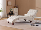 Classical Velvet Recliner Chair with Button Tufting & Silver Nailhead Trim - Vintage Style Lounge W2795P479253
