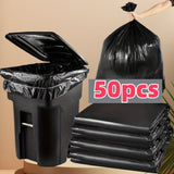45 Gallon Trash Bags Heavy Duty, 1.9MIL Trash Bags Large Black Trash Bags 35in*39.4in 76388154