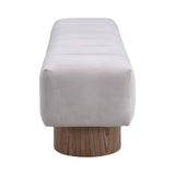 Upholstered Dining Bench for Dining Room, No-Assembly End of Bed Entryway Bench Ottoman for Bedroom N779P253550L