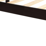 Platform Bed Frame with Headboard, Wood Slat Support, No Box Spring Needed, Queen,Espresso 12847668