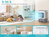 3 in 1 Portable Evaporative Cooler,Indoor,Outdoor,2353CFM Personal Air Cooler,7.9 Gal Large Water 95960706