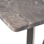 ZUN Modern Bar Height 42" Dining Table, Rubberwood Legs and Laminate Table Top, Paladina Marble Finish, 65503.00
