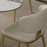 Dining Chairs Set of 2, Modern Design Home Chairs, PU Leather Metal Dining Chairs for Kitchen Dining W2700P304810
