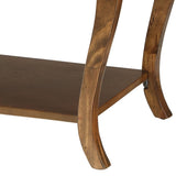 Walnut 2-shelf End Table B062P181376