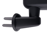 Left Manual Mirror Textured fit for Jeep Wrangler Unlimited 2007-2018 Black 56251151