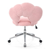 360&degSwivel Height Adjustable,Swivel Chair,Teddy fabric,home office chair W680P143449