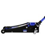 ZUN 2.5 Ton Low Profile Floor Jack, Steel Racing Floor Jack with Dual Pistons Quick Lift Pump, Hydraulic W123994414