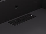 Nightstand with Charging Station and LED Lights,Night Stand with Sliding Top for Bedroom,Bedside W1162P320229