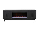 Radiance 94 inch Fireplace TV Stand, for TVs up to 100 inches, Black Finish B108P345212