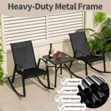 2 PCS Metal Patio Rocking Chair 22829714