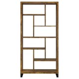 Antique Nutmeg 6-tier Rectangular Bookcase B062P145466