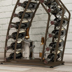 ZUN Unique Design Wine Bakers Rack, Freestanding Wine Rack with Storage Bottle, Wine Storage Home Bar W2167P202396