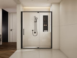 44-48" W x 72" H Scalable adjustable frame Shower Door with 1/4" Clear SGCC Tempered W2965P364887
