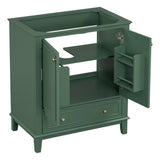 30" Bathroom Vanity without Sink, Base Only, Multi-functional Bathroom Cabinet with Doors and N725P186143G
