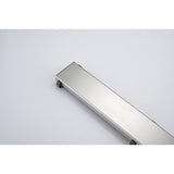 30 Inches Linear Shower Drain, Included Hair Strainer and Leveling Feet W2287P149012