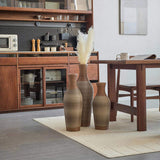 Desktop Vase, Brown Decorative Floor Vase, Classic and Neat Floor Vase, High Independent Flower W2796P261491