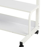 White Wood Grain P2 15MM Particle Board with Melamine Coating Adjustable Computer Desk with 3 USB 35777601