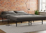 Metal Mattress Foundation Bed Frame, Cal King Size Bed Base, Bedroom Furniture, Black B011P204496