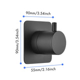 3/4" Cast Metal Volume Control Valve -Piece Extra High Flow Master Shower Volume Control Adjustable W1272115350