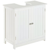 Bathroom Cabinet with 2 Doors and Shelf Bathroom Vanity white-AS Prohibited by 36907874