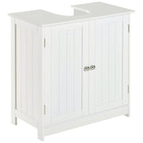 ZUN Bathroom Cabinet with 2 Doors and Shelf Bathroom Vanity white-AS （Prohibited by 36907874