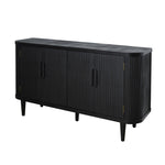 ZUN Accent Storage Cabinet, Modern Accent Buffet Cabinet Adjustable Shelves, Freestanding Sideboard W2729P202565