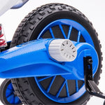 ZUN 12V Kids Ride on Toy Motorcycle, Electric Motor Toy Bike with Training Wheels for Kids 3-6, Blue W2181P156752