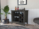 New Canaan 6-Bottle 1-Drawer 1-Shelf Bar Cabinet Carbon Espresso B06280166