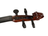 New 1/8 Acoustic Violin Case Bow Rosin Natural 42430893