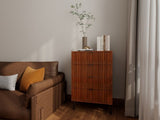 Wooden Chest of Drawers - Spacious Storage Organizer for Bedroom or Living Room, Modern Design with W2139P306380