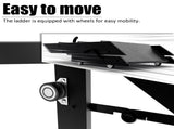 Step Stool Foldable, Step Ladder 4 Step Folding, RV Steps with Height Adjustable Handrail and Non 10731559