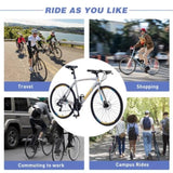 24 Speed Hybrid bike Disc Brake 700C Road Bike For men women's City Bicycle W1019112677
