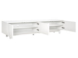 ON-TREND Graceful TV Stand Arch Cabinets for TVs Up to 78'', Minimalist Entertainment Center WF325999AAK