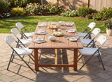 4 Pack Plastic Folding Chairs Stackable Patio Garden Office Wedding Party Event Chairs, 28944817