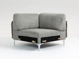 Modular Sectional Sofa Corner Seat,Middle Seat Module Couch,Gray W3098P257000