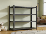 63-Inch Tall Metal Storage Shelf, 1200 LBS Weight Capacity, 4-Tier Adjustable Height Storage Rack, 89150908
