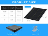 XISHAN 3'X300' Black HDPE 70 Gram Weed Barrier Fabric 89960193