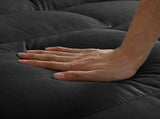 3-in-1 Pull Out Couch Bed with Reclining Backrest and Pillows Velvet material. suitable for living W2941P370580