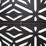 Outdoor & Indoor Privacy Metal Privacy 76" H48" W, Freestanding Decorative Privacy W465P193263
