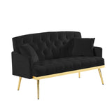 BLACK 2 SEATER SOFA W588P300280