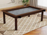 63" x 40" Board Game Table with Removable Table Top for 46 Players, Gaming and Dining Table with 21490361