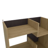 FM FURNITURE Perry Bookcase in Melamine with Open Storage B128P283292