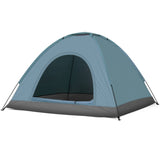 3-4 Person Camping Dome Tent Blue 24395777