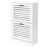 2-door louvered shoe cabinet 40186736